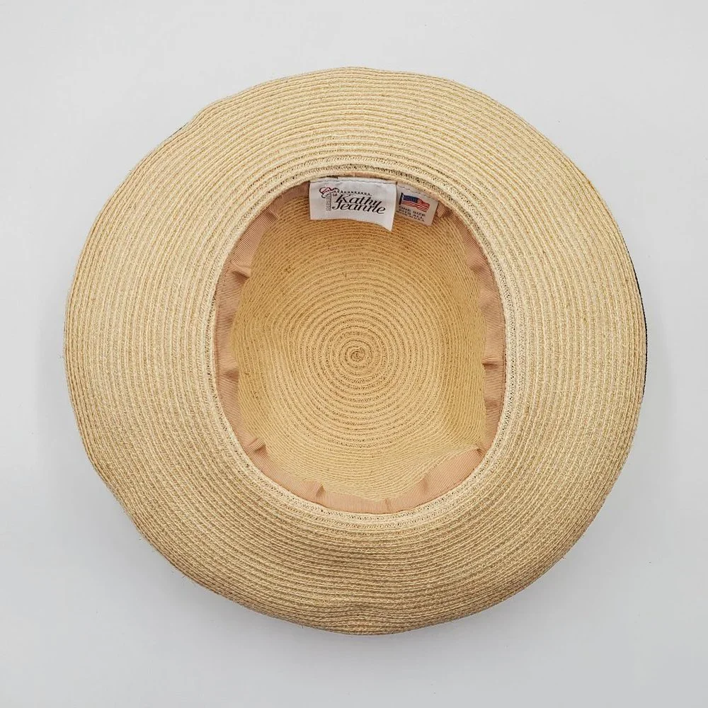 Kathy Jeanne Wide Brim Straw Hat